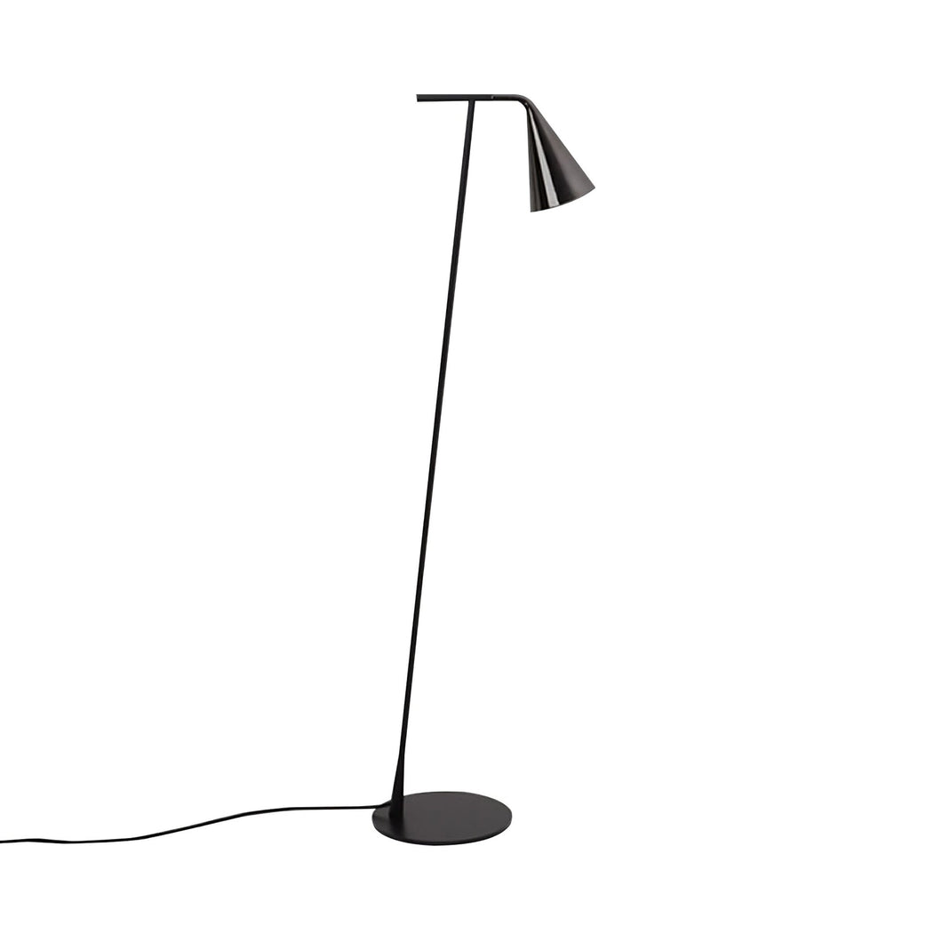 Gordon Floor Lamp in Black Chrome.