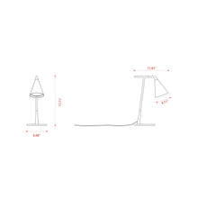 Load image into Gallery viewer, Gordon Table Lamp - line drawing.
