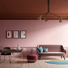 Load image into Gallery viewer, Gordon Telescopic Multi Light Flush Mount Ceiling Light in living room.
