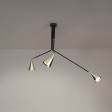 Load image into Gallery viewer, Gordon Telescopic Multi Light Flush Mount Ceiling Light in Detail.

