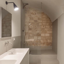 Load image into Gallery viewer, Gordon Wall Light in bathroom.
