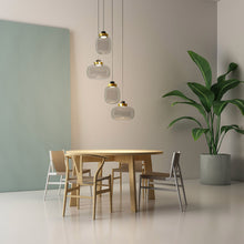 Load image into Gallery viewer, Legier LED Chandelier in dining room.
