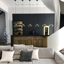 Load image into Gallery viewer, Legier LED Pendant Light in living room.

