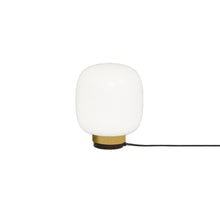 Load image into Gallery viewer, Legier LED Table Lamp in Brushed Brass/Opal White Glass (9.84-Inch).
