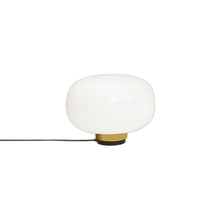 Load image into Gallery viewer, Legier LED Table Lamp in Brushed Brass/Opal White Glass (13.78-Inch).
