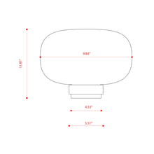 Load image into Gallery viewer, Legier LED Table Lamp - line drawing.
