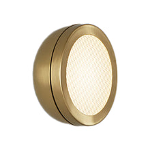 Load image into Gallery viewer, Molly LED Ceiling / Wall Light in Brushed Brass/Brushed Brass (7.87-Inch).
