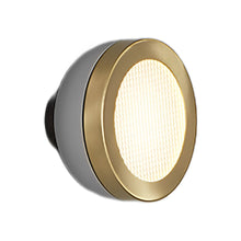 Load image into Gallery viewer, Molly LED Ceiling / Wall Light in Sand Grey/Brushed Brass (7.87-Inch).
