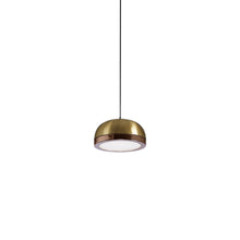 Load image into Gallery viewer, Molly LED Pendant Light in Brushed Brass/Copper (7.87-Inch).

