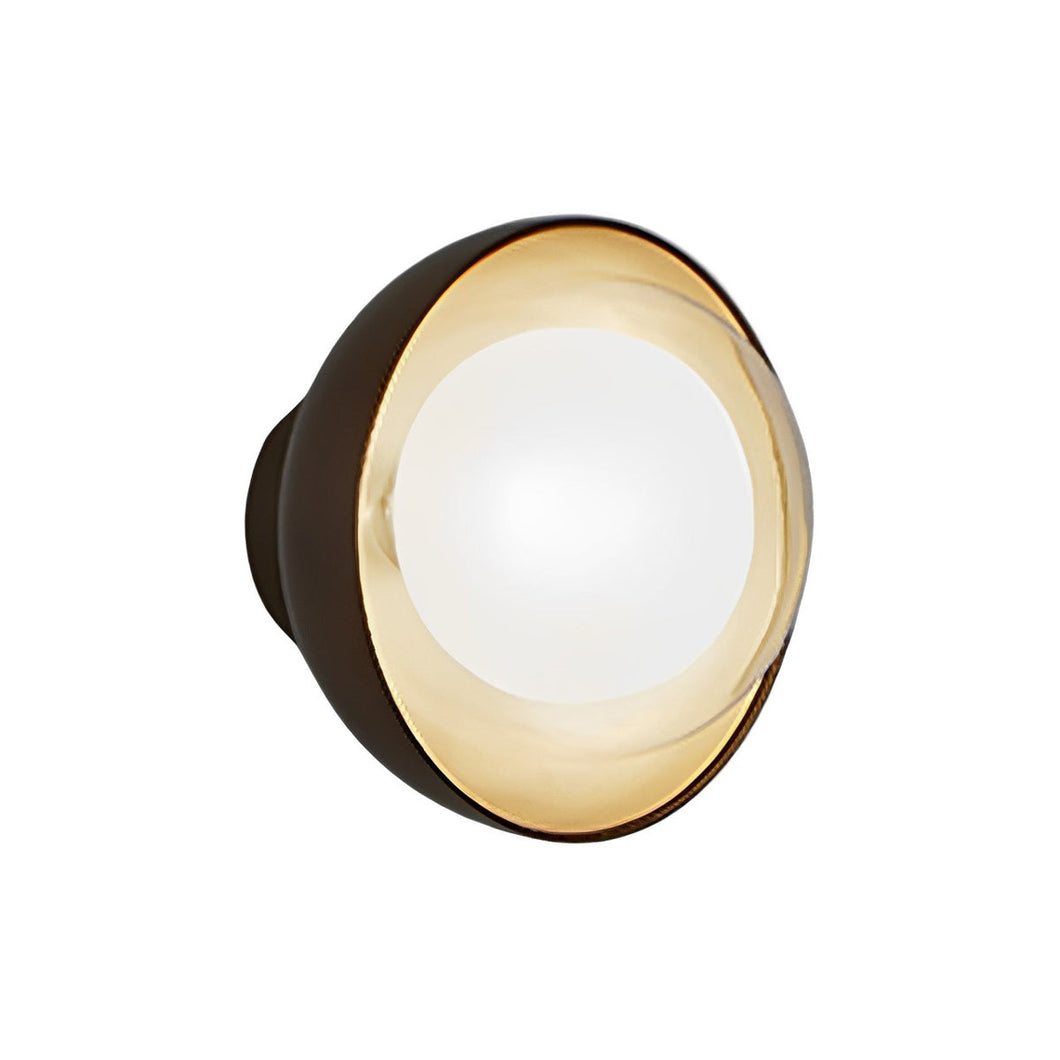 Muse Ceiling / Wall Light in Brushed Brass (5.9-Inch).