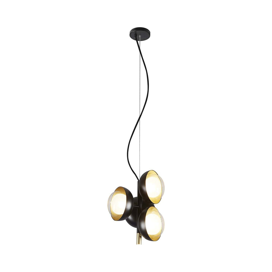 Muse Chandelier in Brushed Brass (5-Light).