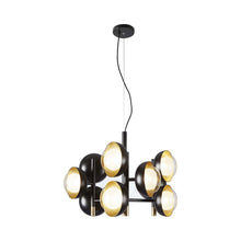 Load image into Gallery viewer, Muse Chandelier in Brushed Brass (13-Light).
