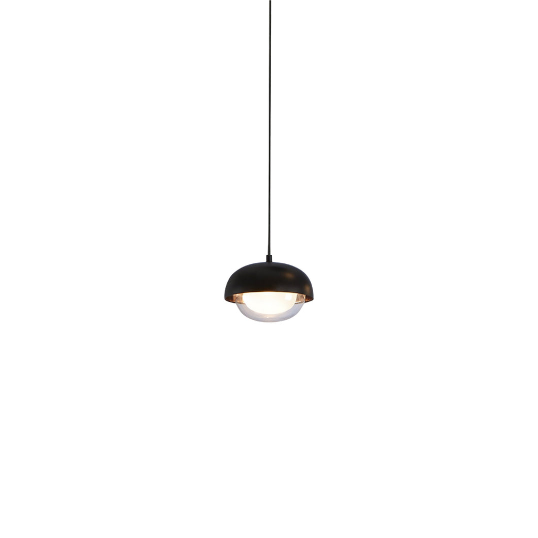Muse Pendant Light in Brushed Brass (5.9-Inch).
