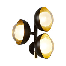 Load image into Gallery viewer, Muse Wall Light in Brushed Brass.
