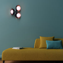 Load image into Gallery viewer, Muse Wall Light in living room.
