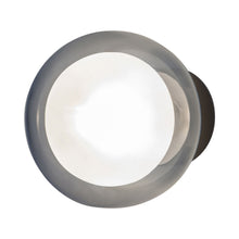 Load image into Gallery viewer, Nabila Ceiling / Wall Light in Black Chrome/Smoked Glass (6.3-Inch).
