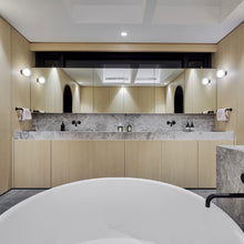 Load image into Gallery viewer, Nabila Ceiling / Wall Light in bathroom.
