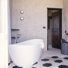 Load image into Gallery viewer, Nabila Ceiling / Wall Light in bathroom.

