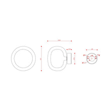 Load image into Gallery viewer, Nabila Ceiling / Wall Light - line drawing.
