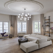 Load image into Gallery viewer, Nabila Chandelier in living room.
