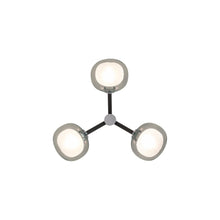 Load image into Gallery viewer, Nabila Multi Light Ceiling / Wall Light in Black Chrome/Smoked Glass.
