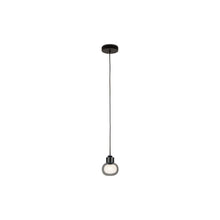 Load image into Gallery viewer, Nabila Pendant Light in Black Chrome/Smoked Glass (4.72-Inch).
