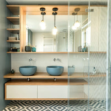 Load image into Gallery viewer, Nabila Pendant Light in bathroom.
