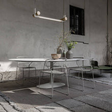 Load image into Gallery viewer, Nastro LED Pendant Light in Outside Area.
