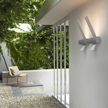 Load image into Gallery viewer, Nastro Outdoor LED Wall Light in Outside Area.
