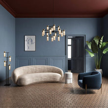 Load image into Gallery viewer, Osman Chandelier in living room.
