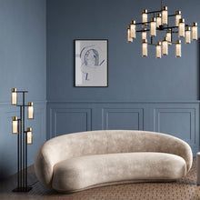 Load image into Gallery viewer, Osman Floor Lamp in living room.

