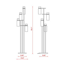 Load image into Gallery viewer, Osman Floor Lamp - line drawing.
