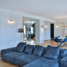 Load image into Gallery viewer, Osman Recessed Wall Light in living room.
