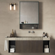 Load image into Gallery viewer, Osman Recessed Wall Light in bathroom.
