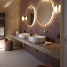 Load image into Gallery viewer, Osman Recessed Wall Light in bathroom.
