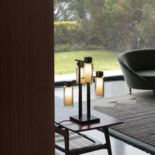 Load image into Gallery viewer, Osman Table Lamp in living room.
