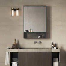 Load image into Gallery viewer, Osman Wall Light in bathroom.
