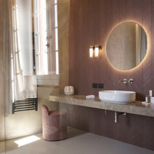 Load image into Gallery viewer, Osman Wall Light in bathroom.
