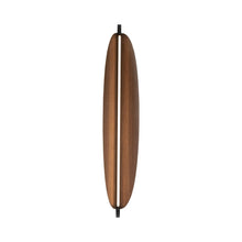 Load image into Gallery viewer, Thula LED Wall Light in Sand Black (Walnut/52.75-Inch).
