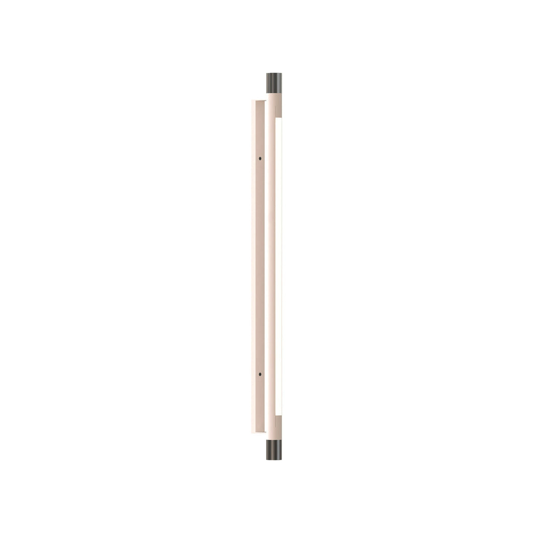 Thula Orientable LED Wall Light in Beige/Satin Nickel (26.38-Inch).