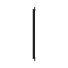 Load image into Gallery viewer, Thula Orientable LED Wall Light in Sand Black/Satin Nickel (40.94-Inch).
