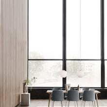 Load image into Gallery viewer, Blown Pendant Light in living room.
