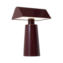 Load image into Gallery viewer, Caret MF1 Table Lamp in Dark Burgundy.
