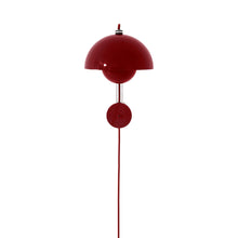 Load image into Gallery viewer, Flowerpot VP8 Wall Light in Vermilion Red.

