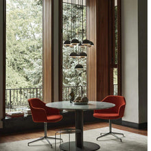 Load image into Gallery viewer, Flowerpot VP1 Chandelier in living room.
