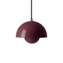 Load image into Gallery viewer, Flowerpot VP Pendant Light in Dark Plum (6.3-Inch).
