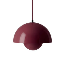 Load image into Gallery viewer, Flowerpot VP Pendant Light in Dark Plum (9.1-Inch).
