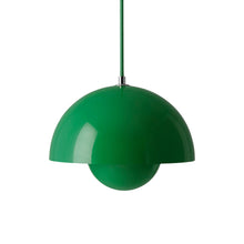 Load image into Gallery viewer, Flowerpot VP Pendant Light in Signal Green (9.1-Inch).
