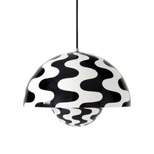 Load image into Gallery viewer, Flowerpot VP Pendant Light in Black/White (14.6-Inch).

