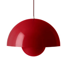 Load image into Gallery viewer, Flowerpot VP Pendant Light in Vermilion Red (19.7-Inch).
